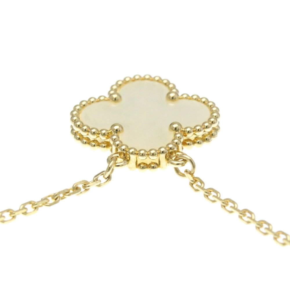 Van Cleef & Arpels Vintage Alhambra Yellow Gold (18K) Mother Of Pearl Men,Wom... - Picture 6 of 11